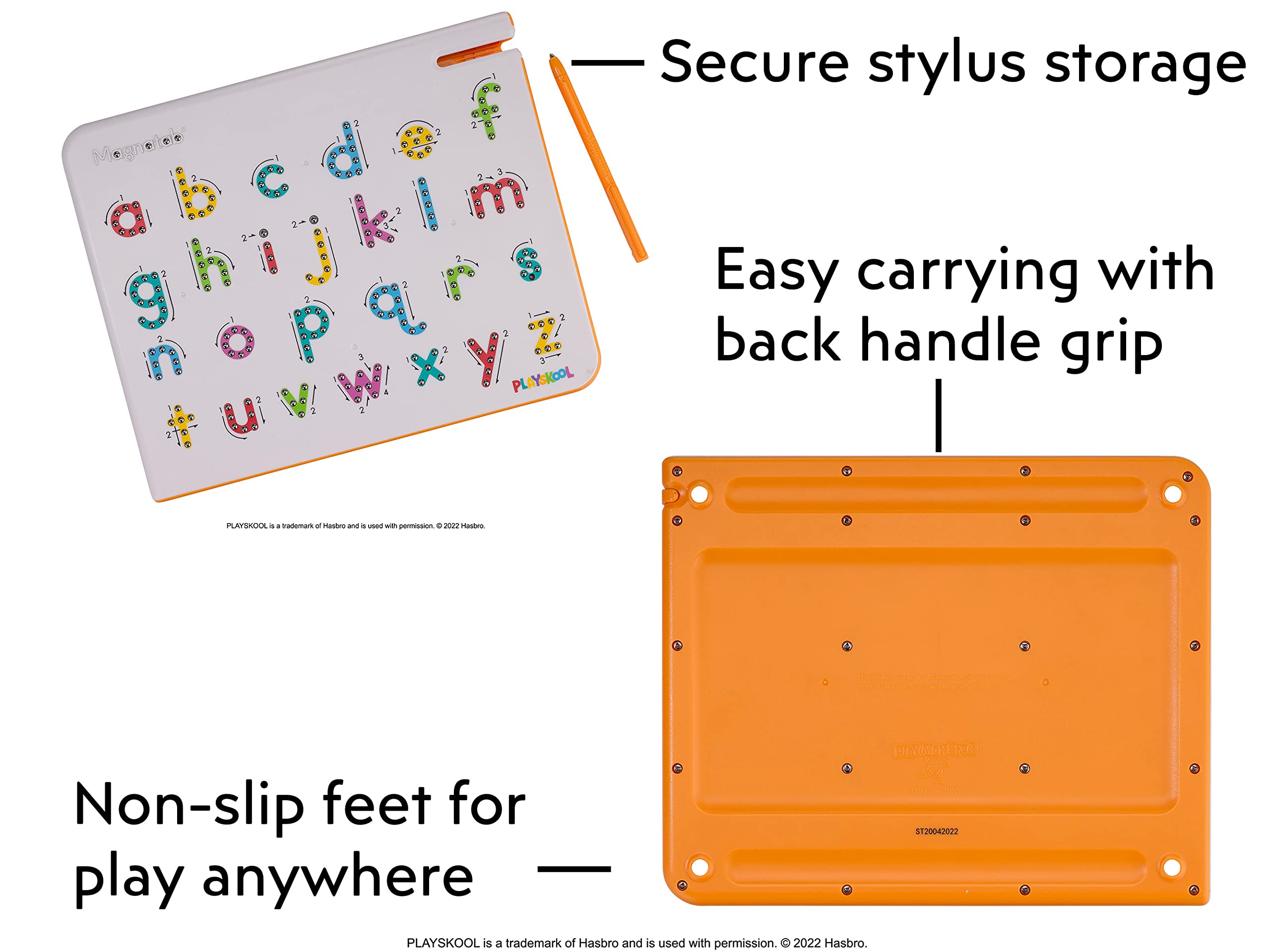 Playskool Magnatab — a to z Lowercase — Magnetic Board Toy